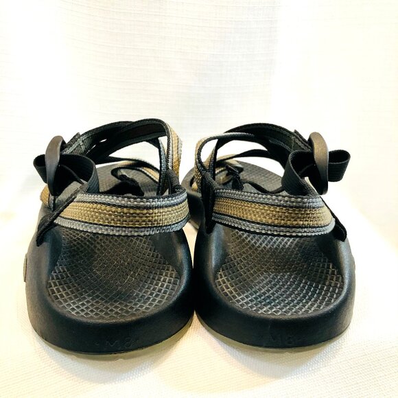 Chaco Men's Sport Sandal in Black Grey and Tan Size M8 - Picture 4 of 12